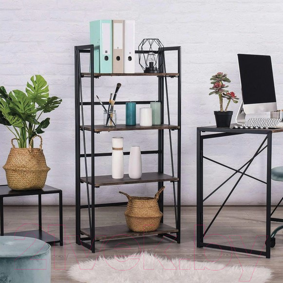 Изображение товара Стеллаж Brabix Loft Sh-001 / 641228 (мореный дуб)