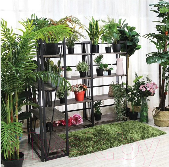 Изображение товара Стеллаж Brabix Loft Sh-001 / 641228 (мореный дуб)