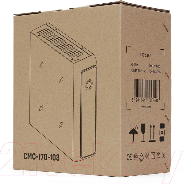 Изображение товара Корпус для компьютера Crown CMC-170-103 (CM-PSDC95)