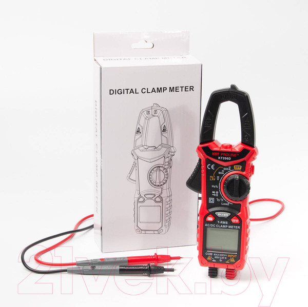 Изображение товара Клещи токоизмерительные КВТ Proline KT 206D / 80753