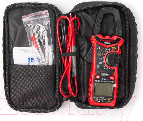 Изображение товара Клещи токоизмерительные КВТ Proline KT 206D / 80753