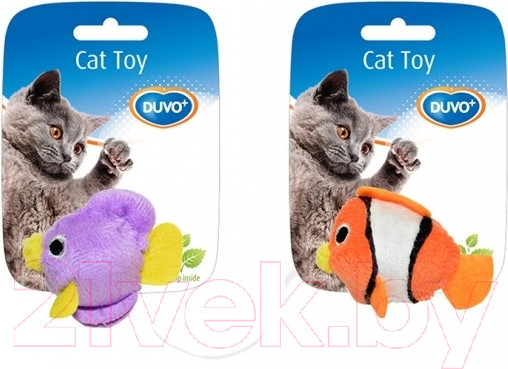 Изображение товара Игрушка для кошек Duvo Plus Рыбка / 1717026/DV