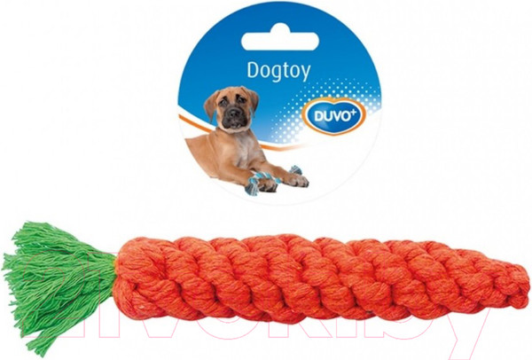 Изображение товара Игрушка для собак Duvo Plus Морковь / 4705040/DV