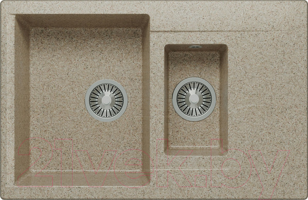 Изображение товара Мойка кухонная Polygran Brig-770 (песочный)