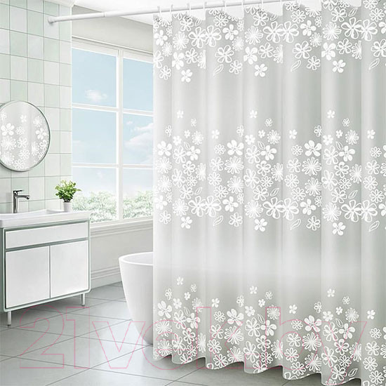 Изображение товара Шторка-занавеска для ванны MONAMI BME809-180x200