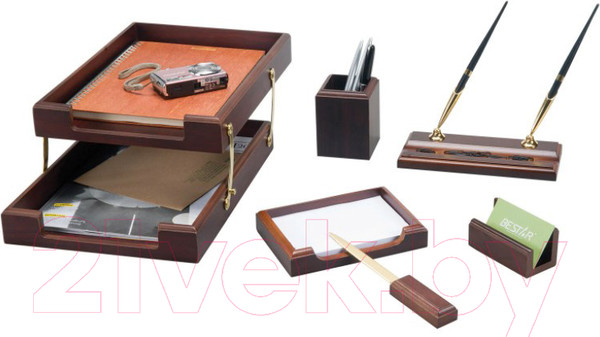 Изображение товара Настольный набор Bestar Apollon 6259 / 236353 (6пр, красное дерево)