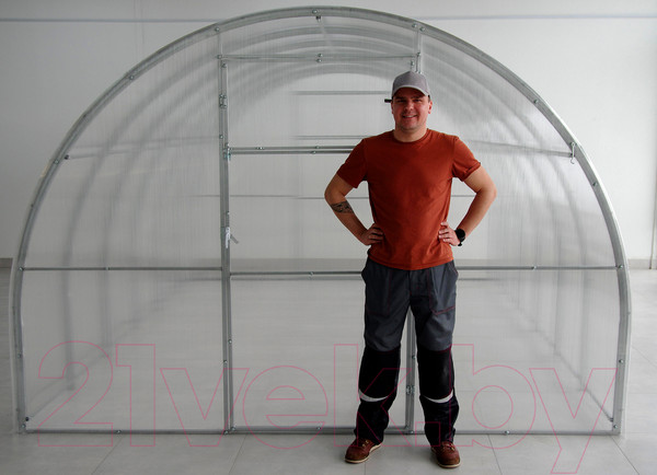 Изображение товара Теплица КомфортПром 3х4м(1) / 10014076 (с поликарбонатом)