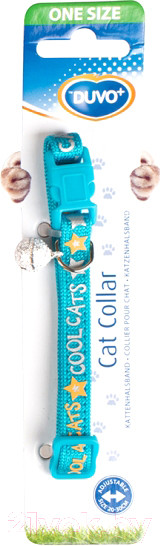 Изображение товара Ошейник Duvo Plus Cool Сats 11168/DV (голубой)