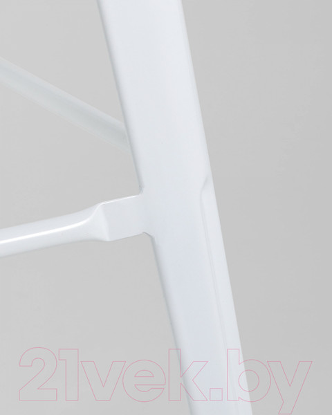 Изображение товара Табурет барный Stool Group Tolix Wood / YD-H765-W LG-02 (белый глянцевый/светлое дерево)