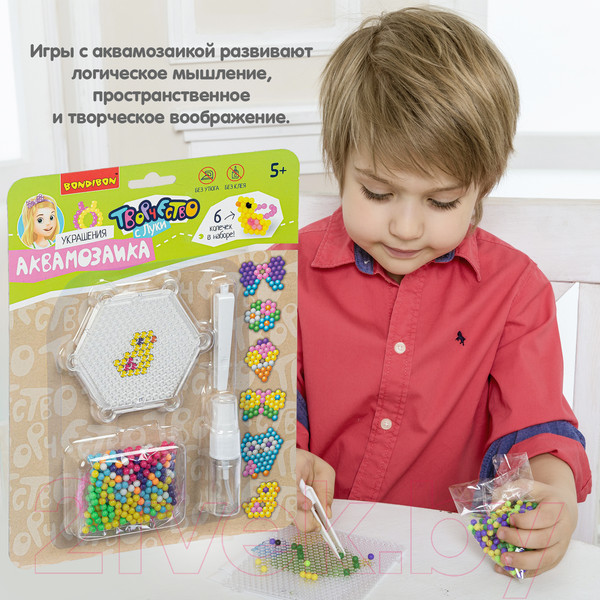 Изображение товара Развивающая игра Bondibon Аквамозаика. Украшения / ВВ4980