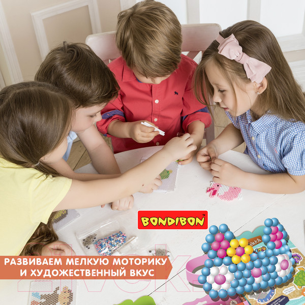 Изображение товара Развивающая игра Bondibon Аквамозаика. Украшения / ВВ4981