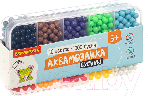 Изображение товара Развивающая игра Bondibon Аквамозаика. Бусины / ВВ4985