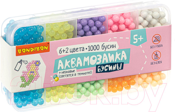 Изображение товара Развивающая игра Bondibon Аквамозаика. Бусины / ВВ4986