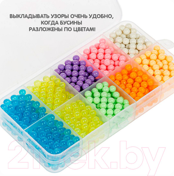 Изображение товара Развивающая игра Bondibon Аквамозаика. Бусины / ВВ4986