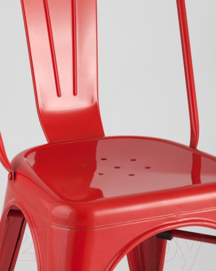 Изображение товара Стул Stool Group Tolix / YD-H440B LG-03 (красный глянцевый)