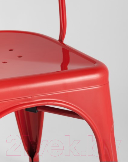Изображение товара Стул Stool Group Tolix / YD-H440B LG-03 (красный глянцевый)
