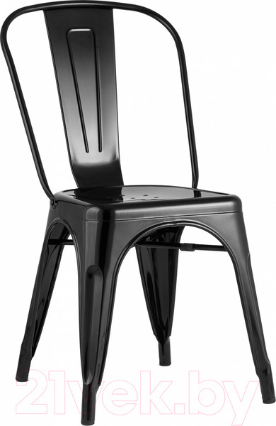 Изображение товара Стул Stool Group Tolix / YD-H440B LG-01 (черный глянцевый)