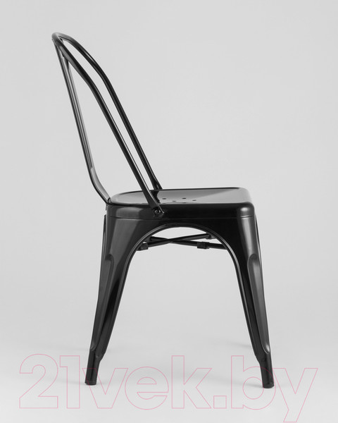 Изображение товара Стул Stool Group Tolix / YD-H440B LG-01 (черный глянцевый)