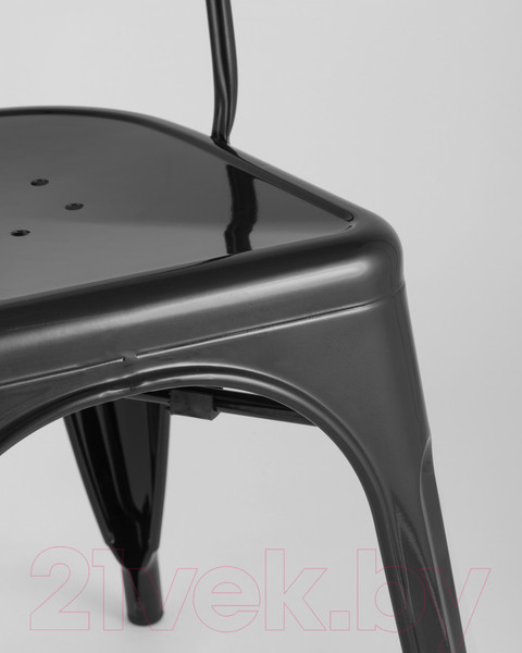 Изображение товара Стул Stool Group Tolix / YD-H440B LG-01 (черный глянцевый)