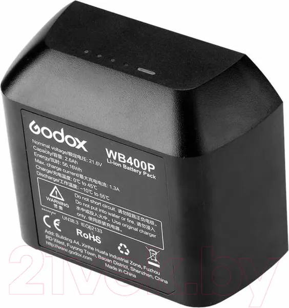 Изображение товара Аккумулятор для вспышки студийной Godox WB400P AD400Pro / 26717