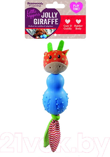 Изображение товара Игрушка для собак Rosewood Жирафик Джолли / 39042/RW (мультиколор)