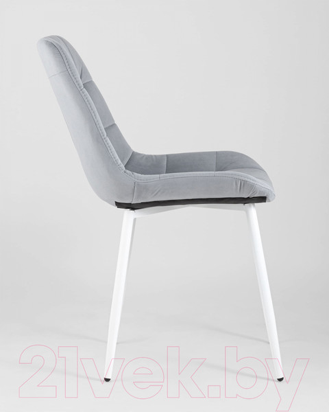 Изображение товара Стул Stool Group Флекс / AV 405-N24-02 (светло-серый/белые ножки)