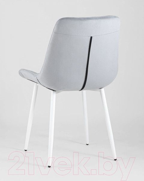 Изображение товара Стул Stool Group Флекс / AV 405-N24-02 (светло-серый/белые ножки)