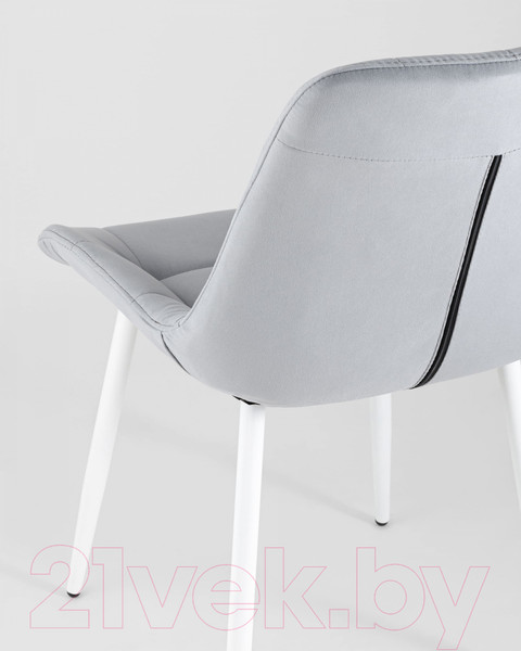 Изображение товара Стул Stool Group Флекс / AV 405-N24-02 (светло-серый/белые ножки)