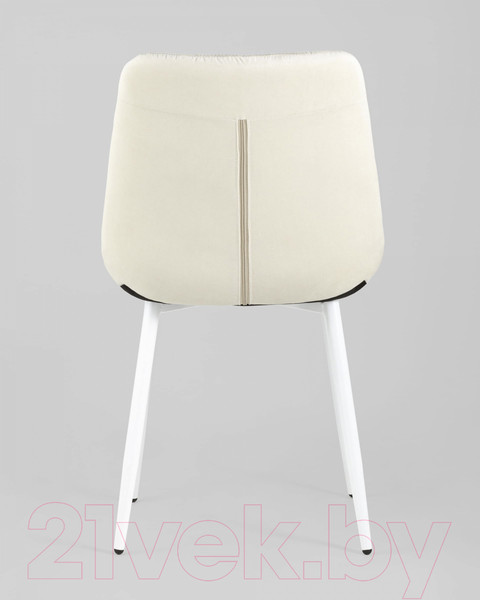 Изображение товара Стул Stool Group Флекс / AV 405-N01-02 (светло-бежевый/белые ножки)
