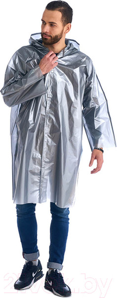 Изображение товара Дождевик Русский дождевик Люкс (серебристый)