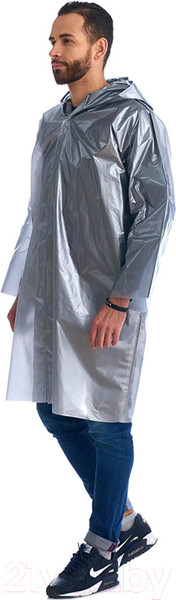 Изображение товара Дождевик Русский дождевик Люкс (серебристый)