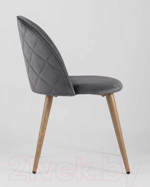 Изображение товара Стул Stool Group Лион New / DC-69030A HLR-21 (велюр с ромбами/серый)