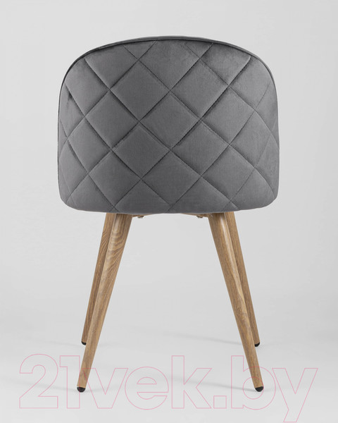Изображение товара Стул Stool Group Лион New / DC-69030A HLR-21 (велюр с ромбами/серый)