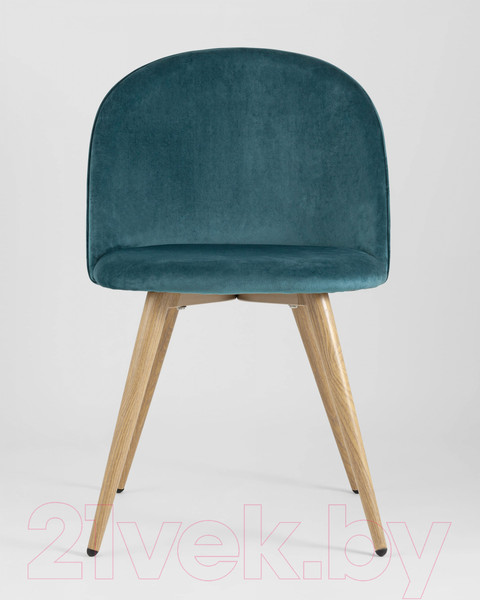 Изображение товара Стул Stool Group Лион / DC-69030A HLR-60 (велюр с ромбами/аквамарин)