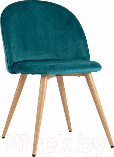 Изображение товара Стул Stool Group Лион / DC-69030A HLR-60 (велюр с ромбами/аквамарин)