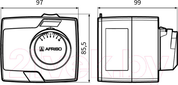 Изображение товара Электропривод сантехнический Afriso ARM 323 ProClick / 1432310