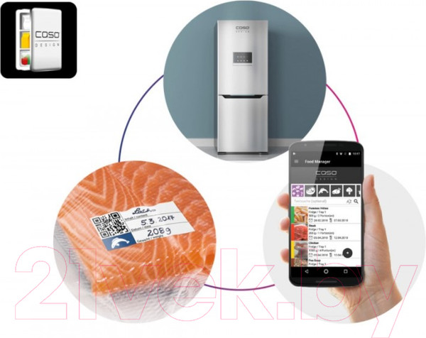 Изображение товара Набор вакуумных рулонов Caso VC 25x600