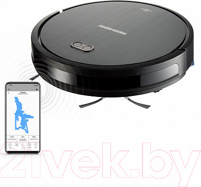 Изображение товара Робот-пылесос Redmond RV-R650S (черный)