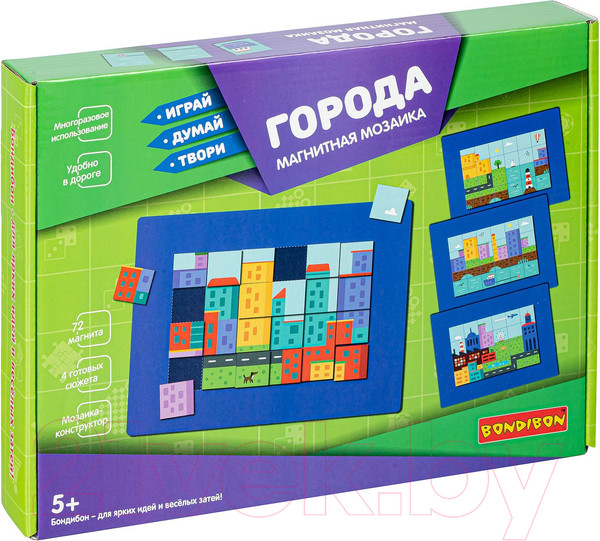Изображение товара Пазл Bondibon Мозаика Города / ВВ4975