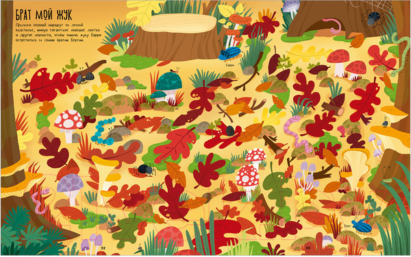 Изображение товара Развивающая книга CLEVER Лабиринты. Лесные ходилки, бродилки и лабиринты