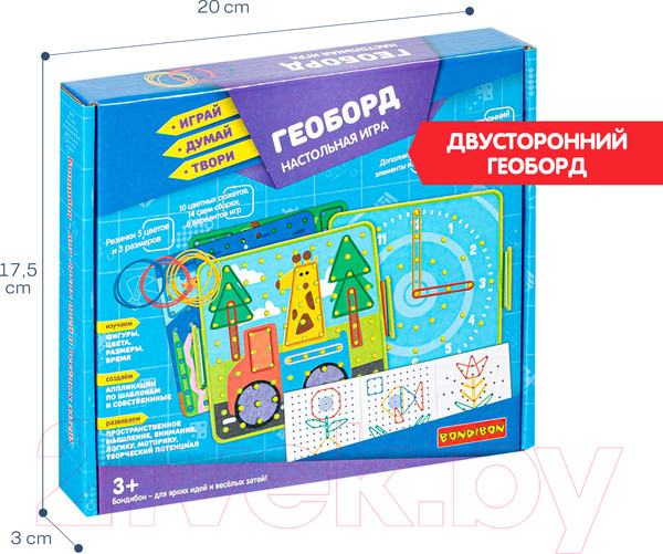 Изображение товара Настольная игра Bondibon Геоборд / ВВ4983