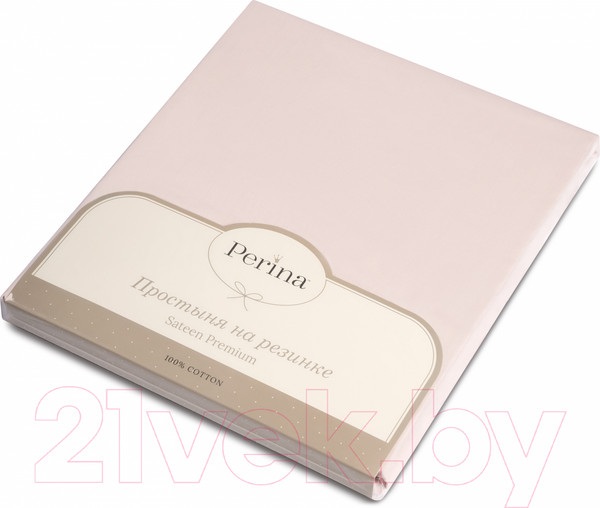 Изображение товара Простыня для малышей Perina На резинке Розовый / ПР-120х60.7