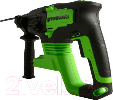 Изображение товара Перфоратор Greenworks GD24SDS2 бесщеточный 2Дж 24V / 3803007 (без АКБ и ЗУ)