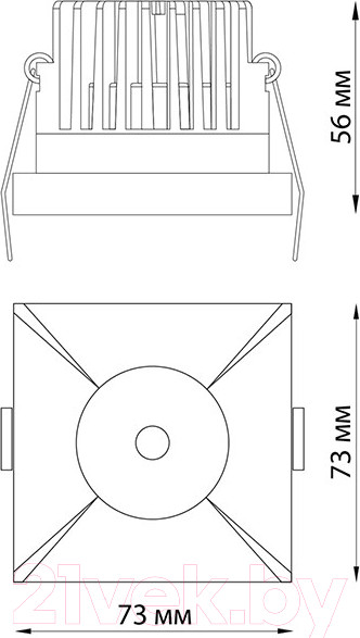 Изображение товара Точечный светильник Novotech Metis 358481