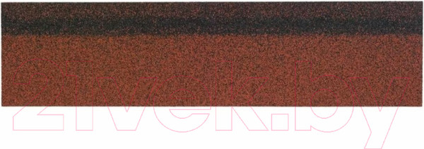 Изображение товара Черепица коньково-карнизная Технониколь Красный микс (упаковка)