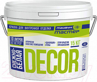 Изображение товара Краска Тайфун Мастер Decor (15кг)