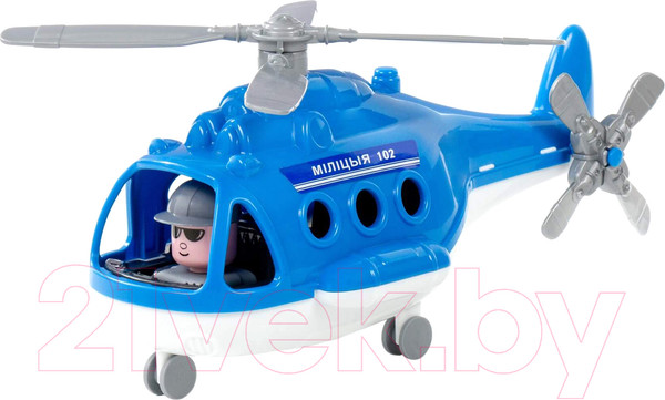 Изображение товара Вертолет игрушечный Полесье Милиция Альфа / 68682