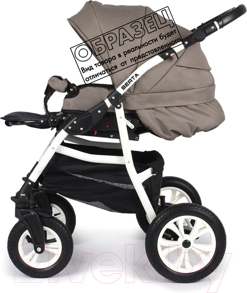 Изображение товара Детская универсальная коляска Alis Berta F 3 в 1 (Be 11, светло-коричневый)