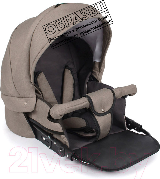 Изображение товара Детская универсальная коляска Alis Berta F 3 в 1 (Be 11, светло-коричневый)