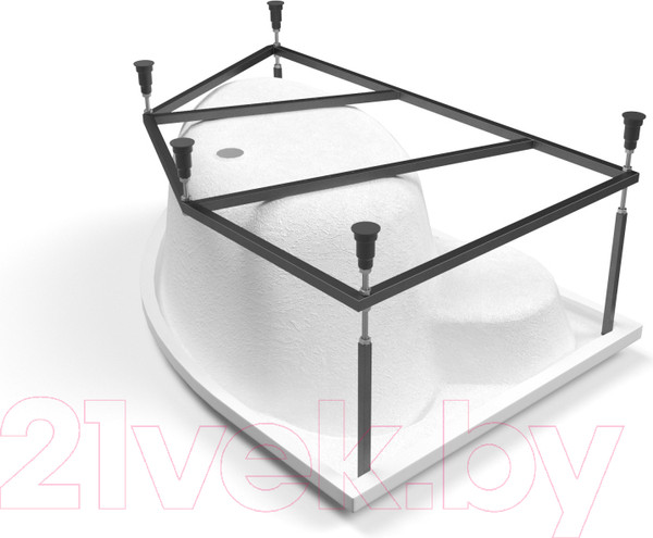 Изображение товара Ванна акриловая Cersanit Kaliope 153x100 L / 63441